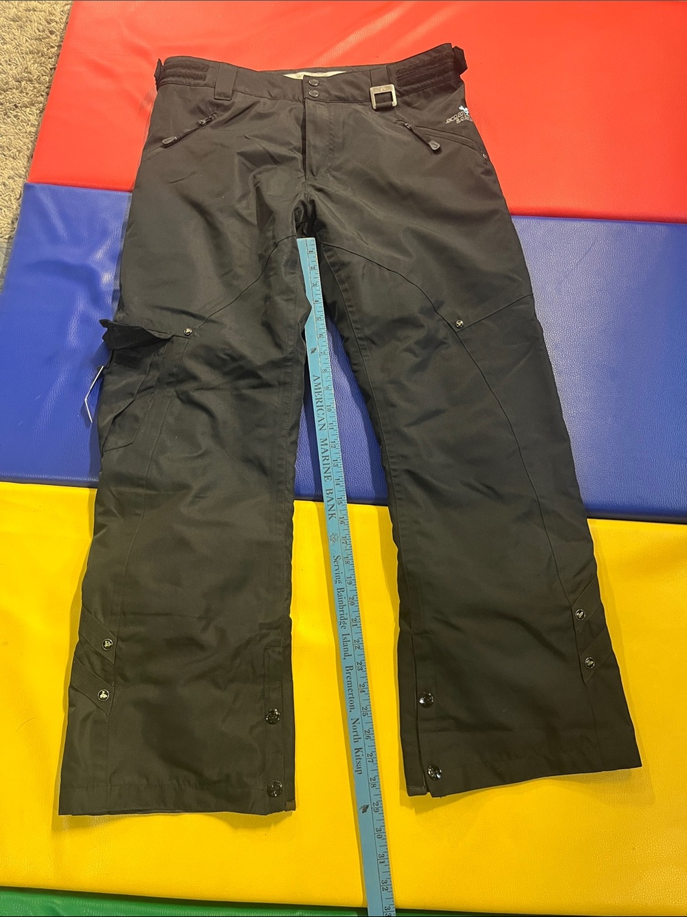 Women’s large Black Cargo Snow Pants Ocean & Earth